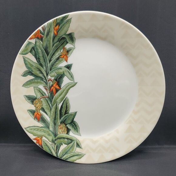 Island Plantations Bird of Paradise Salad Plate - Picture 1 of 3